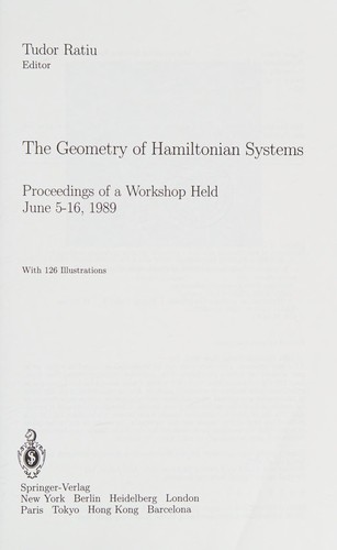 Cover of Geometry of Hamiltonian Systems