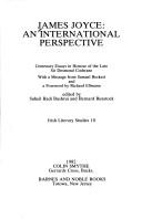 Cover of James Joyce, an International Perspective