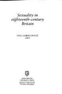 Cover of Sexuality in eighteenth-century Britain