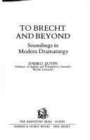 Cover of To Brecht and beyond