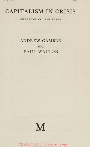 Cover of Capitalism in crisis