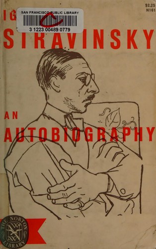 Cover of Igor Stravinsky, an Autobiography