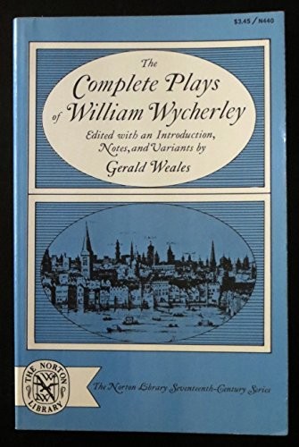Cover of The complete plays of William Wycherley