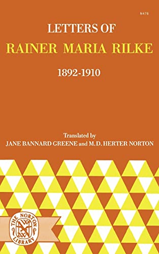 Cover of Letters of Rainer Maria Rilke, 1892-1910