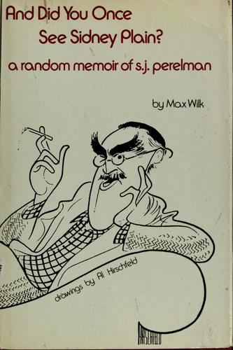 Cover of And did you once see Sidney plain?