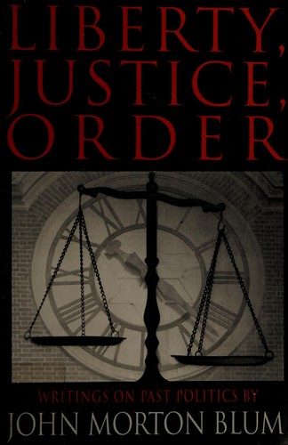 Cover of Liberty, justice, order