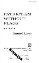 Cover of Patriotism without flags