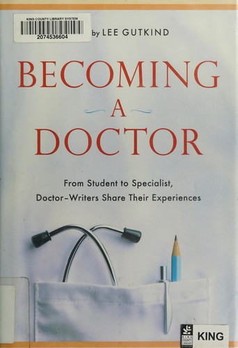 Cover of Becoming a doctor