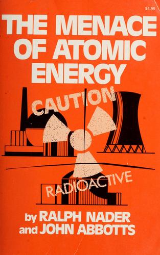 Cover of The menace of atomic energy