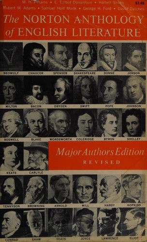 Cover of The Norton Anthology of English Literature -- Revised -- Major Authors Edition
