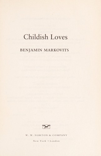 Cover of Childish loves