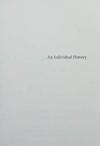 Cover of Individual History