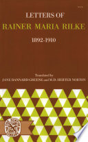 Cover of Letters of Rainer Maria Rilke, 1892-1910