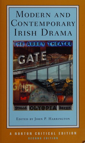Cover of Modern and contemporary Irish drama