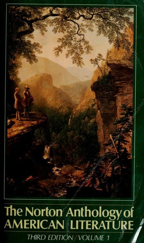Cover of The Norton Anthology of American Literature -- Third Edition -- Volume 1