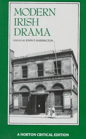 Cover of Modern Irish drama