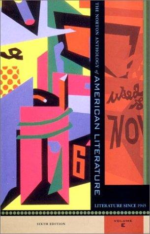 Cover of The Norton Anthology of American Literature -- Sixth Edition -- Volume E