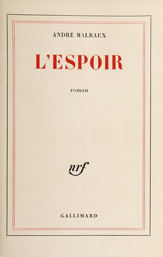 Cover of L’Espoir