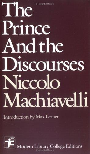 Cover of The prince and The discourses
