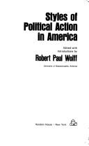 Cover of Styles of political action in America