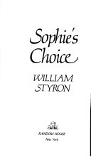 Cover of Sophie's Choice