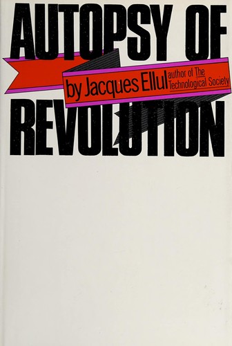 Cover of Autopsie de la re volution