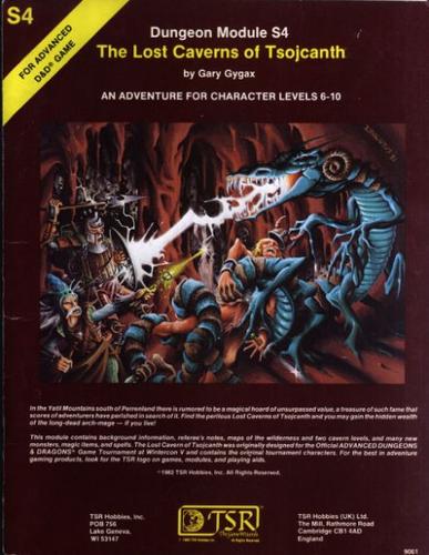 Cover of The Lost Caverns Of Tsojcanth
