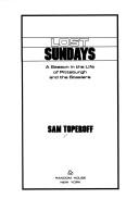 Cover of Lost sundays