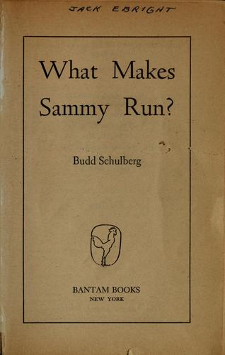 Cover of What Makes Sammy Run?