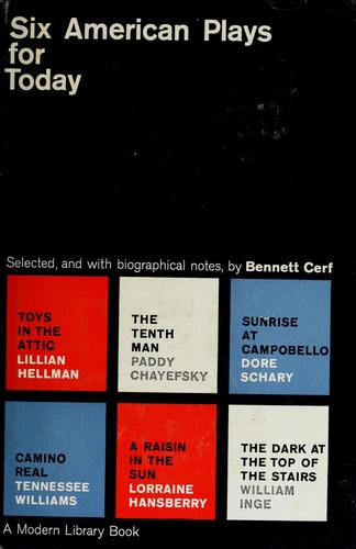 Cover of Six American plays for today