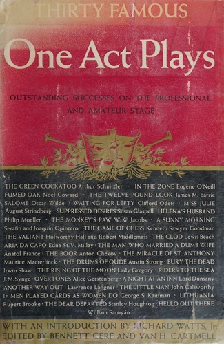 Cover of Thirty famous one-act plays