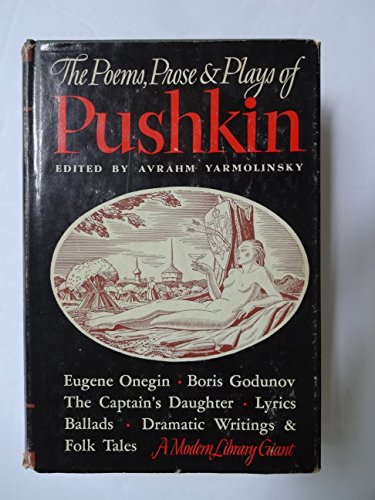 Cover of The Poems, Prose and Plays of Alexander Pushkin