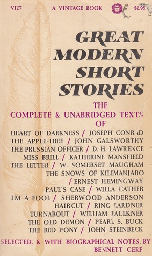 Cover of Great Modern Short Stories