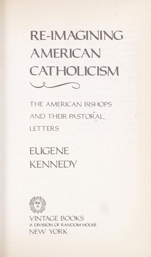 Cover of Re-imagining American Catholicism