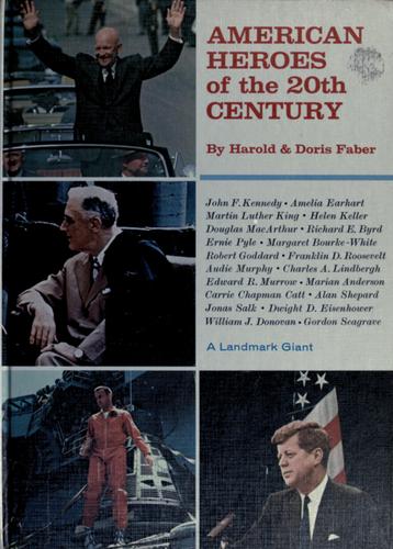 Cover of American heroes of the 20th century
