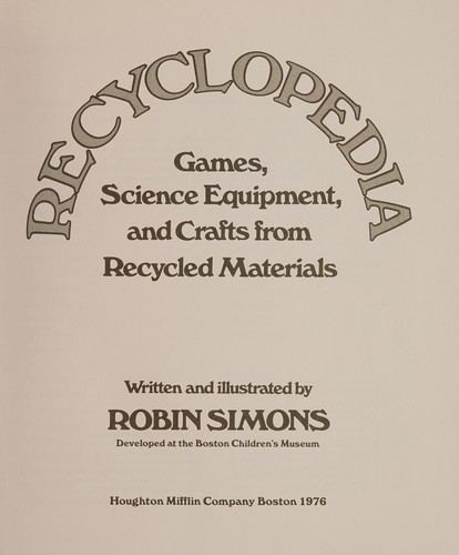 Cover of Recyclopedia