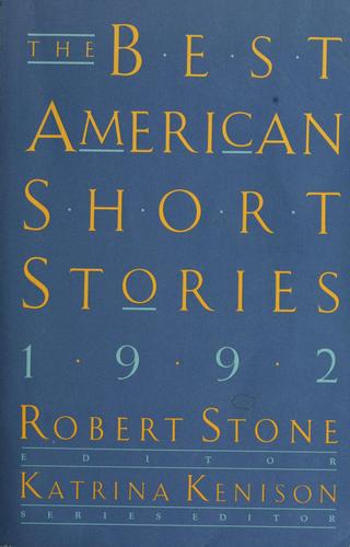 Cover of The Best American Short Stories 1992