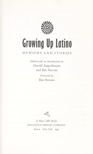 Cover of Growing up Latino