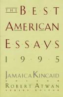 Cover of The Best American Essays 1995 (Best American Essays)