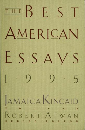 Cover of The best American essays 1999