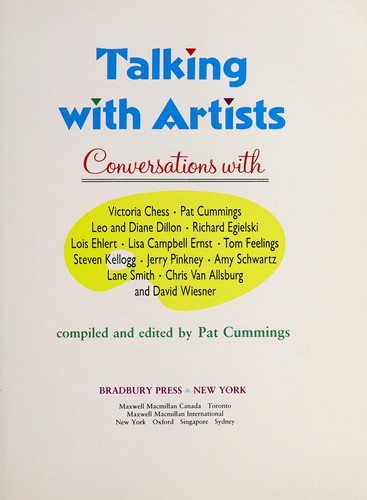 Cover of Talking with artists