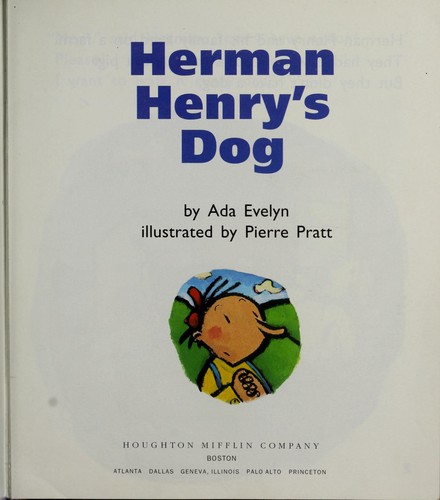 Cover of Herman Henry's dog