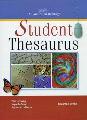 Cover of The American heritage student thesaurus