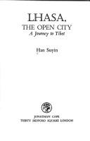 Cover of Lhasa, the open city
