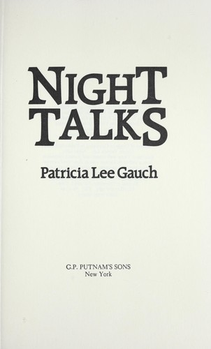 Cover of Night talks