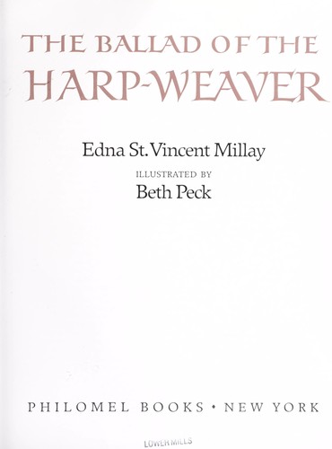 Cover of The ballad of the harp-weaver