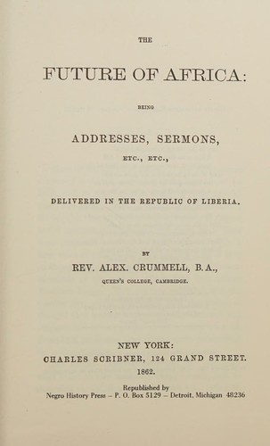 Cover of The future of Africa