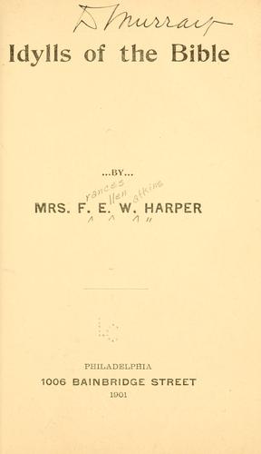 Cover of Idylls of the Bible