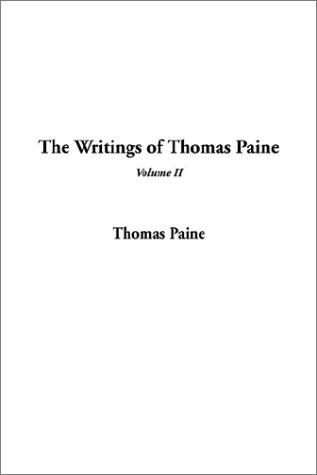 Cover of The Writings of Thomas Paine 2 1779-92