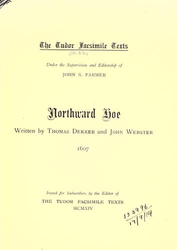 Cover of North-ward hoe